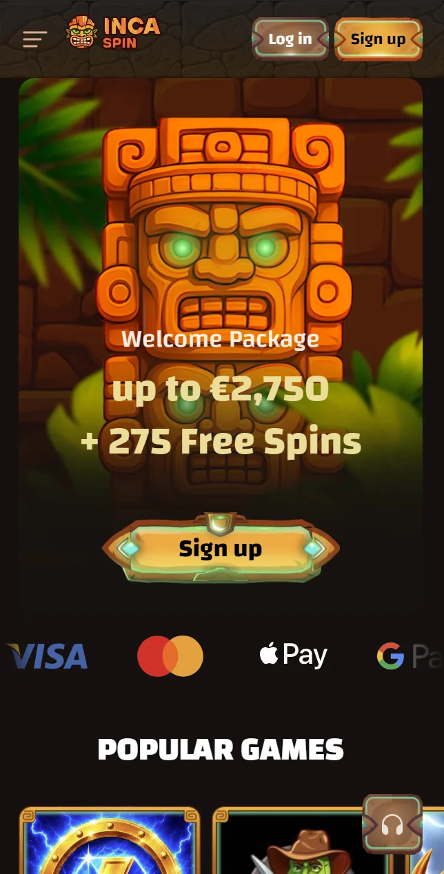 The Incaspin Casino App
